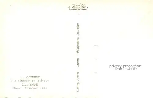 AK / Ansichtskarte Oostende_Ostende Strand Kursaal 