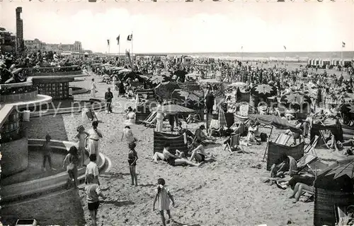 AK / Ansichtskarte Oostende_Ostende Strandpartie 