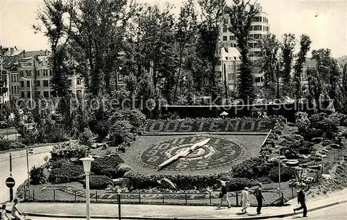 AK / Ansichtskarte Oostende_Ostende Blumenuhr 