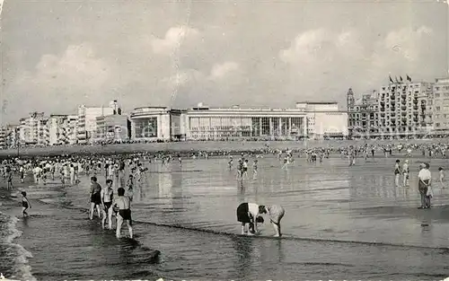 AK / Ansichtskarte Oostende_Ostende Strand Kursaal 
