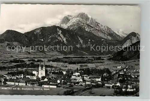 AK / Ansichtskarte Admont_Steiermark mit Gr Buchstein Admont_Steiermark