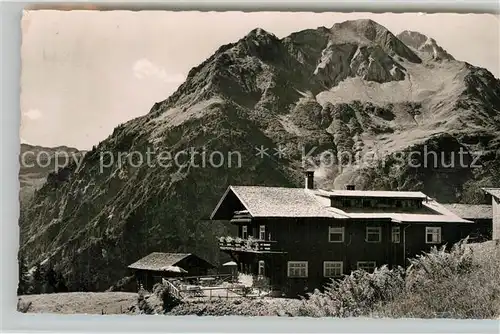 AK / Ansichtskarte Mittelberg_Kleinwalsertal Alpengaststaette Buehlalpe Mittelberg_Kleinwalsertal