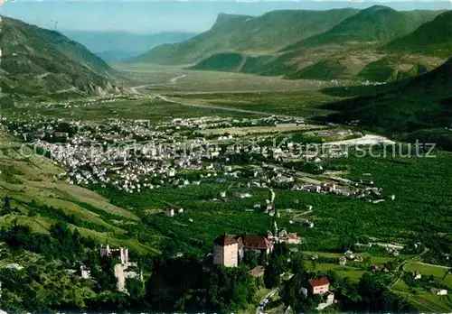 AK / Ansichtskarte Merano_Suedtirol Castel Tirolo e Castel Fontana Merano Suedtirol