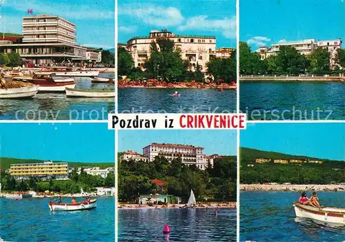 AK / Ansichtskarte Crikvenice Teilansichten Crikvenice