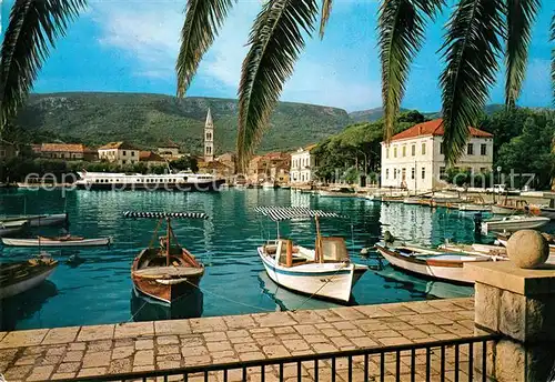 AK / Ansichtskarte Jelsa_Kroatien Bootshafen Jelsa Kroatien