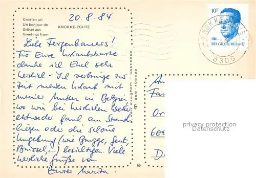 AK / Ansichtskarte Knokke Heist Strand Promenade Knokke Heist