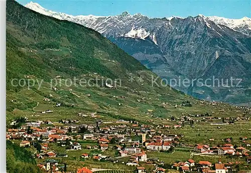AK / Ansichtskarte Lana_Meran mit der Texelgruppe Lana_Meran