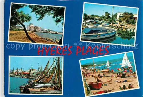 AK / Ansichtskarte Hyeres_les_Palmiers Ports et plages Hyeres_les_Palmiers
