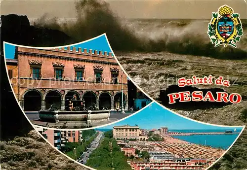 AK / Ansichtskarte Pesaro Sturmflut Teilansichten Pesaro