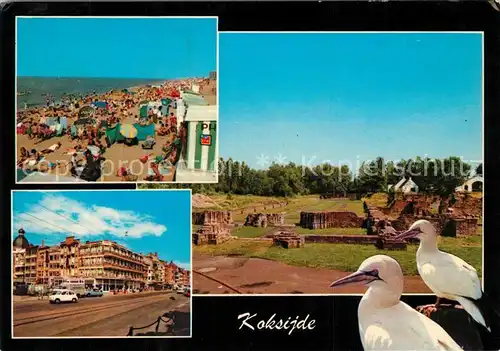 AK / Ansichtskarte Koksijde Strand Strassenpartie Panorama Koksijde