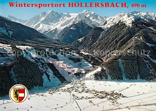 AK / Ansichtskarte Hollersbach_Pinzgau Skilifte Rodelbahnen Eisschiessbahnen Hollersbach_Pinzgau
