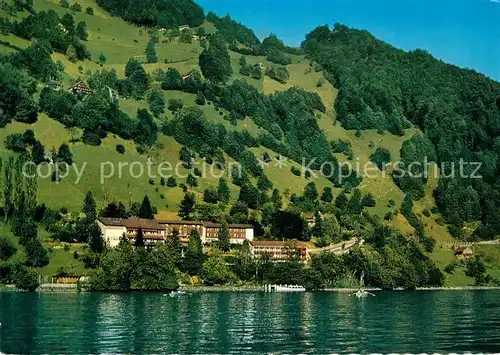 AK / Ansichtskarte Gersau_Vierwaldstaettersee Hotel und Ferienhaus SBHV Rotschuo Gersau_Vierwaldstaettersee