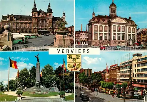 AK / Ansichtskarte Verviers Schloss Monument Ortspartie Verviers