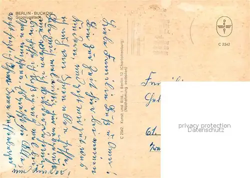 AK / Ansichtskarte Berlin Gropiusstadt Otto Weis Ring Hoeltermannsteig Berlin