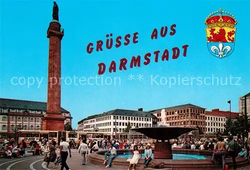 AK / Ansichtskarte Darmstadt Luisenplatz Darmstadt