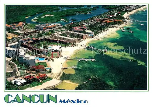 AK / Ansichtskarte Cancun Fliegeraufnahme Cancun