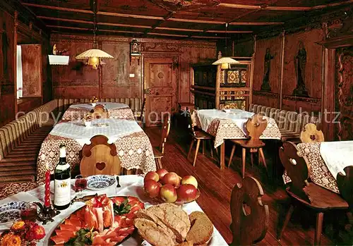 AK / Ansichtskarte Suedtirol Antholzer Tal bemalte Stube Antica  Suedtirol