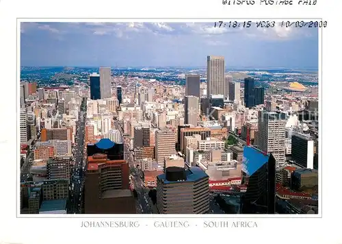 AK / Ansichtskarte Gauteng Stadtpanorama Gauteng