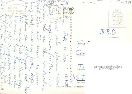 AK / Ansichtskarte Gdansk Stadtpanorama Gdansk