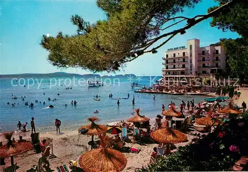 AK / Ansichtskarte Paguera_Mallorca_Islas_Baleares Hotelanlagen Strand Paguera_Mallorca