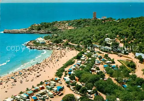 AK / Ansichtskarte Tarragona Fliegeraufnahme Camping Torre de la Mora Tarragona