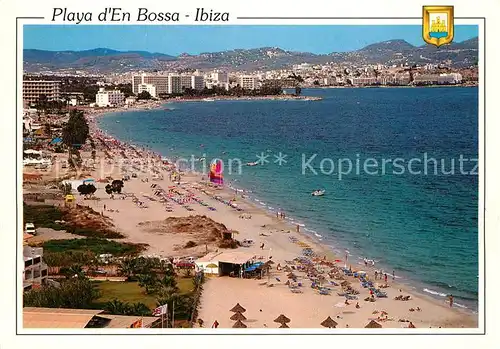 AK / Ansichtskarte Ibiza_Islas_Baleares Fliegeraufnahme Bossa Beach Ibiza_Islas_Baleares