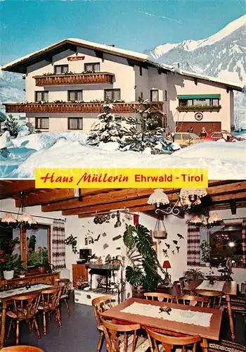 AK / Ansichtskarte Ehrwald_Tirol Haus Muellerin Winter Ehrwald Tirol