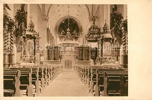 AK / Ansichtskarte Lamspringe Klosterkirche Innenansicht Feldpost Lamspringe