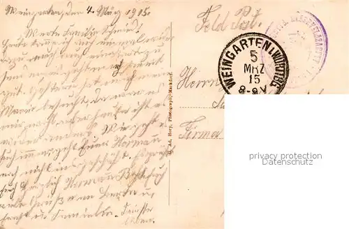 AK / Ansichtskarte Weingarten_Wuerttemberg Stadtpanorama von der Welfenburg aus Basilika Weingarten Wuerttemberg