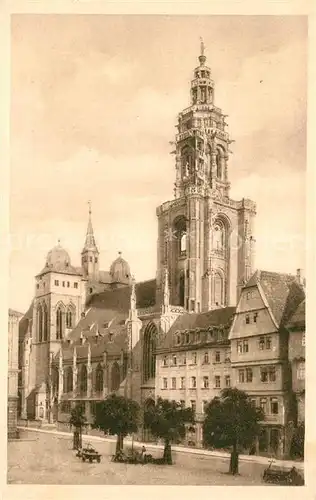 AK / Ansichtskarte Heilbronn_Neckar St Kilianskirche vor der Restaurierung 1885   1895 Handpressen Kupferdruck Heilbronn Neckar