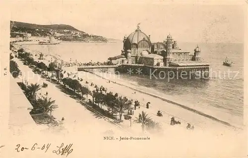 AK / Ansichtskarte Nice_Alpes_Maritimes Jetee Promenade Cote d Azur Nice_Alpes_Maritimes