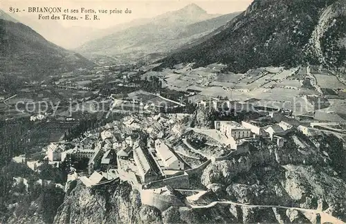 AK / Ansichtskarte Briancon et ses Forts vue prise du Fort des Tetes Alpes Briancon