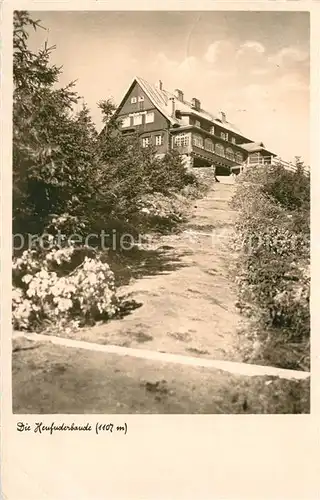 AK / Ansichtskarte Bad_Flinsberg_Isergebirge Heufuderbaude Silesia Nr 2091 Bad_Flinsberg_Isergebirge