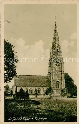 AK / Ansichtskarte Taunton_Deane St John s Church 