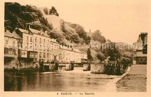 AK / Ansichtskarte Namur_sur_Meuse Bords de la Sambre Namur_sur_Meuse