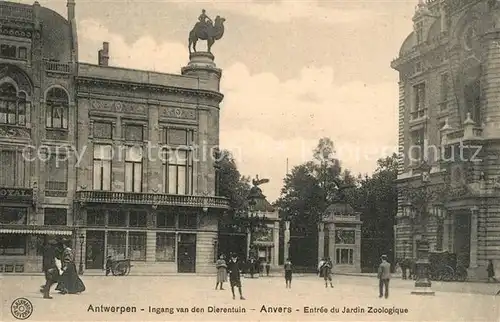 AK / Ansichtskarte Anvers_Antwerpen Entrssee du Jardin Zoologique Anvers Antwerpen