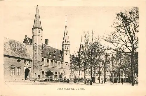 AK / Ansichtskarte Middelburg_Zeeland Abdij Abtei Middelburg_Zeeland