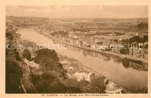 AK / Ansichtskarte Namur_sur_Meuse La Meuse vers Marches les Dames Namur_sur_Meuse