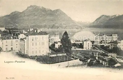 AK / Ansichtskarte Paradiso_TI Luganersee Alpen Paradiso TI