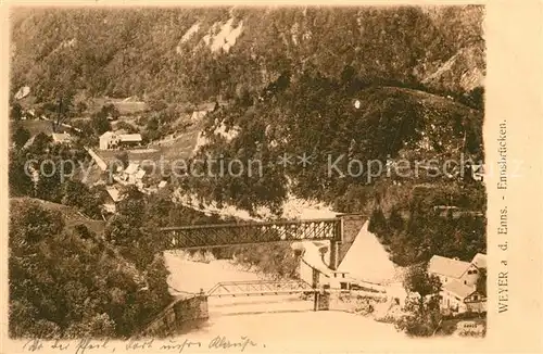 AK / Ansichtskarte Weyer_Enns Ennsbruecken Weyer_Enns