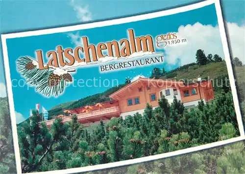 AK / Ansichtskarte Gerlos Latschenalm Bergrestaurant Gerlos