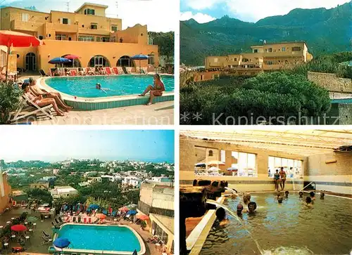 AK / Ansichtskarte Forio_d_Ischia Hotel Tramonto d Oro Swimming Pool Hallenbad Forio_d_Ischia