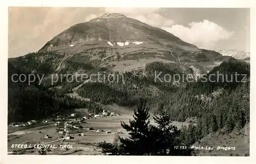 AK / Ansichtskarte Steeg_Tirol Lechtal Risch Lau Bregenz Steeg Tirol