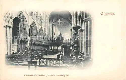 AK / Ansichtskarte Chester_Cheshire Cathedral 