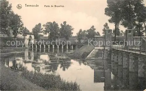 AK / Ansichtskarte Termonde Porte de Bruxelles Termonde