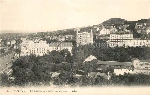AK / Ansichtskarte Royat_les_Bains Casino Parc et Hotels Royat_les_Bains