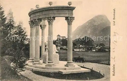 AK / Ansichtskarte Kufstein_Tirol List Denkmal  Kufstein_Tirol