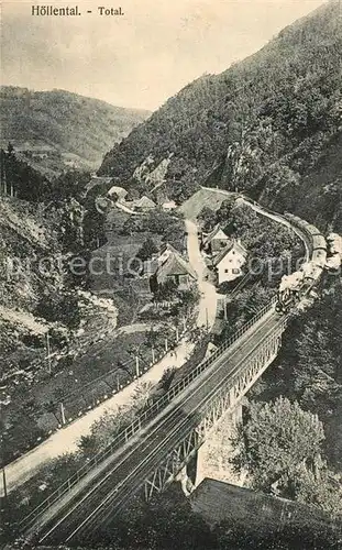 AK / Ansichtskarte Eisenbahn H?llental  Eisenbahn