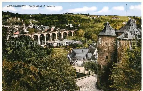 AK / Ansichtskarte Luxembourg_Luxemburg Pfaffenthal et Clausen Luxembourg Luxemburg