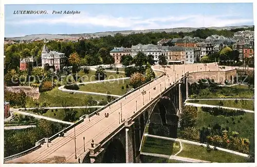 AK / Ansichtskarte Luxembourg_Luxemburg Pont Adolphe Luxembourg Luxemburg